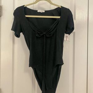 Black Going Out Bodysuit